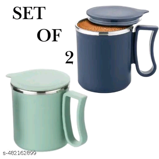 Stainless Steel Lid Cover Hot Coffee/Tea Mug Hot Insulated Double Wall Stainless Steel,Coffee and Milk Cup with Lid