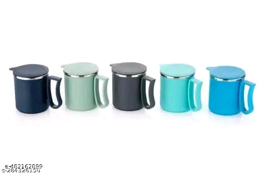 Stainless Steel Lid Cover Hot Coffee/Tea Mug Hot Insulated Double Wall Stainless Steel,Coffee and Milk Cup with Lid